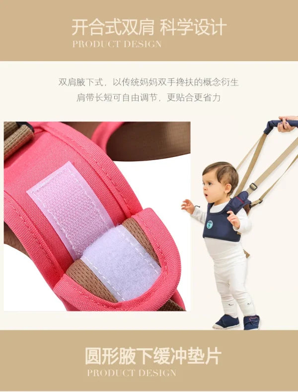 Help your little one learn to walk with ease using our Toddler Premium Walking Assistant. This expertly designed and scientifically proven tool helps your toddler gain confidence and stability while they take their first steps. With its premium quality and innovative features, your child will be walking independently in no time.